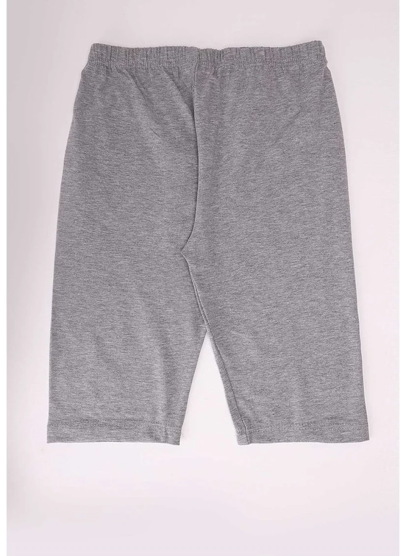 Tutku 6 Pieces Gray Color Short Leggings