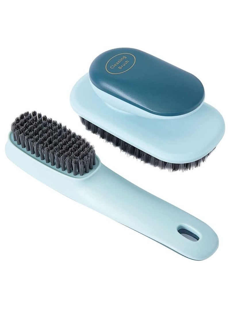 KASTWAVE 2 Pack Laundry Brush, Shoe Cleaning Brush Household Cleaning Clothes Shoes Scrubbing Household Cleaning Brushes Bathroom - Image 1