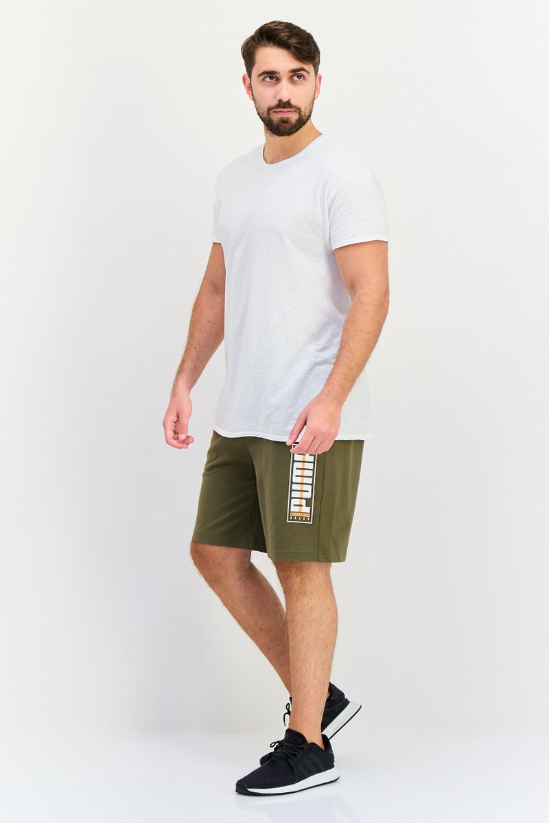 PUMA Men Sportswear Fit Outdoor Shorts, Olive - Image 4