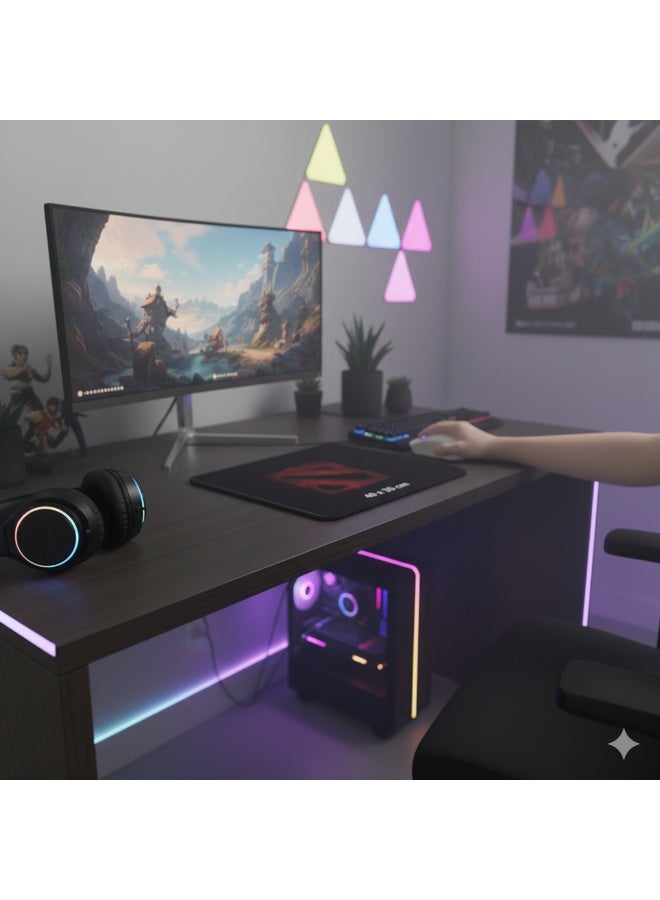 DOTA Gaming Mouse Pad 40*35cm Stitched Edge Non-Slip Rubber Base, Premium-Textured and Waterproof Mousepad for Computers, Laptop, Office and Home - Image 3