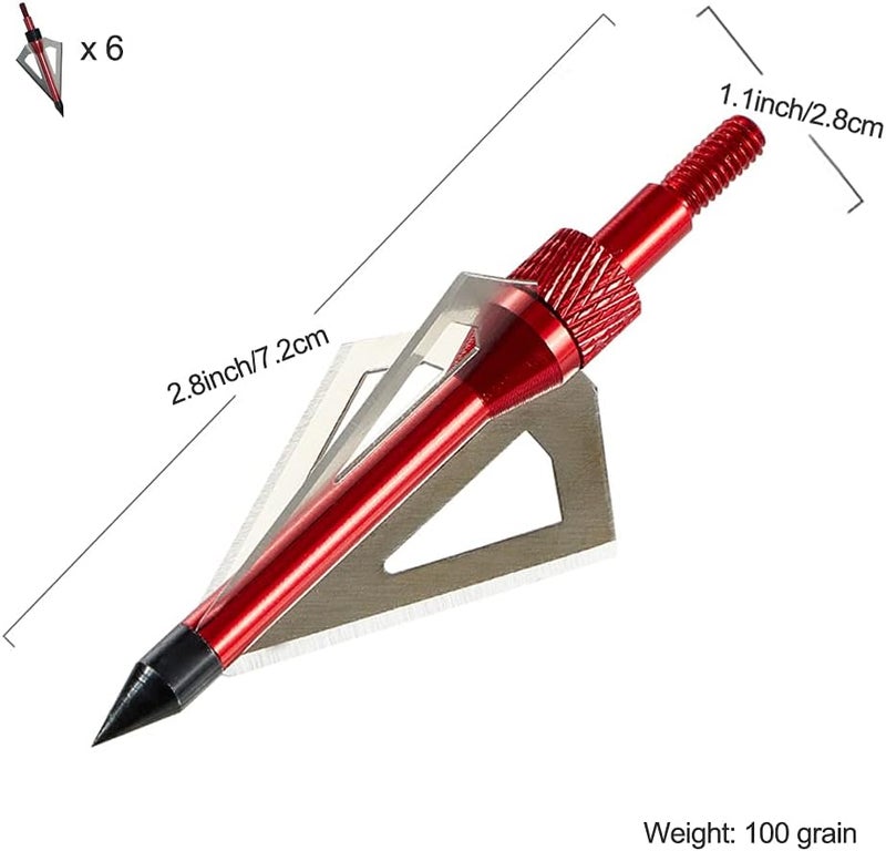 IRQ 20 Inch Carbon Crossbow Bolt and Crossbow Broadheads Set, 12 Pcs Hunting Carbon Arrows for Crossbow with 3 Blade Broadheads 6 Pcs for Archery Practise Hunting Crossbow Arrows - Image 4