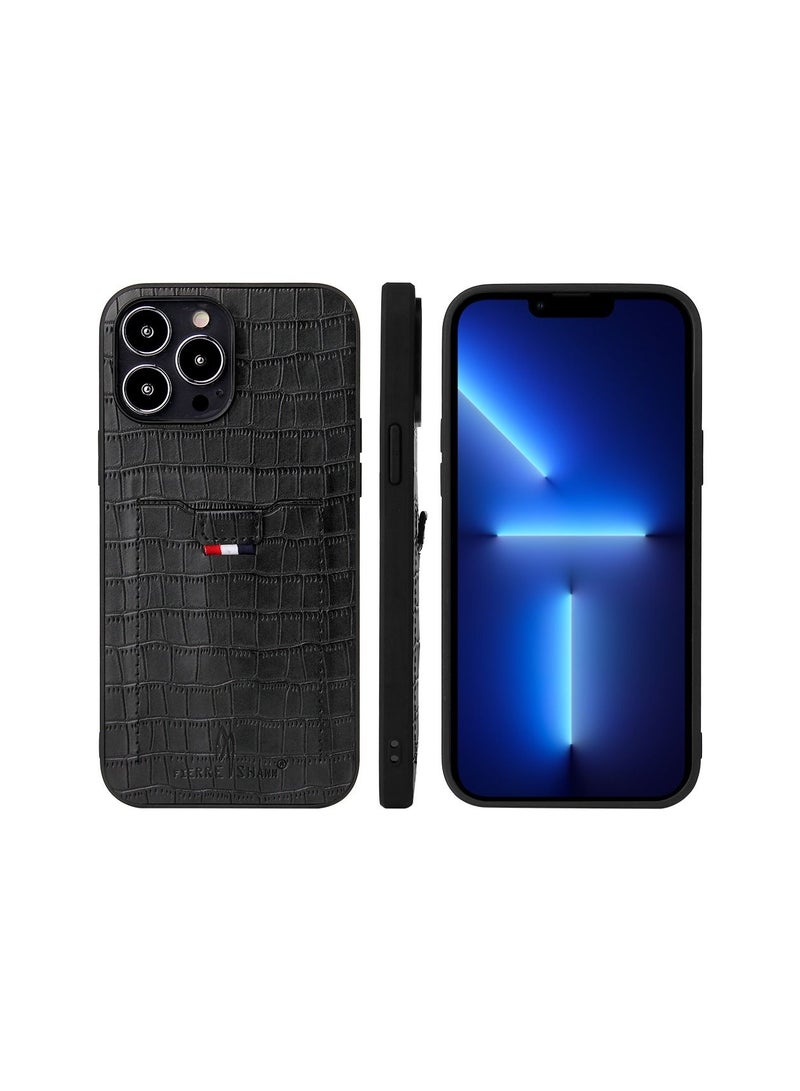 Suteni Leather Protective Back Cover Case Phone Case for iPhone - Image 2