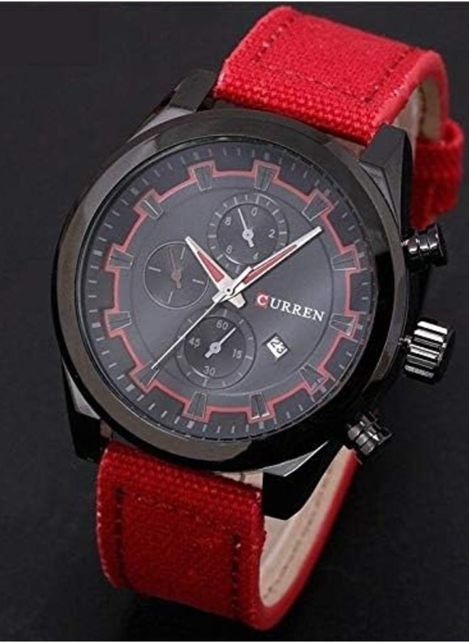 CURREN 8196 Original Brand Leather Straps Wrist Watch For Men - pzsku/ZE6F21E7DF31D83CC326CZ/45/_/1696445674/8ee649e6-a2c8-4ef5-8a20-1c9a335b6d83