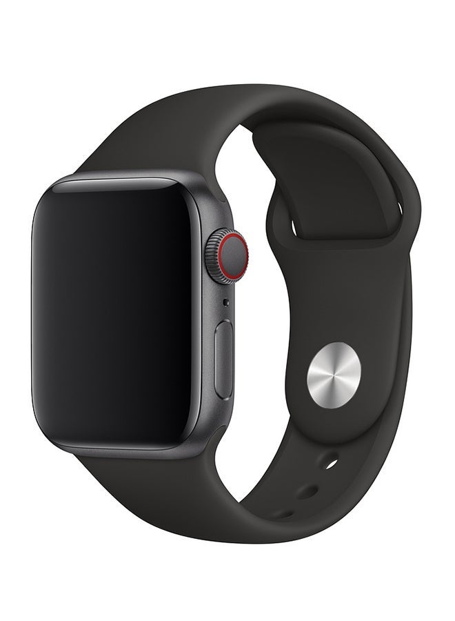 Captaintech Band For Apple Watch 7/6/SE/5/4 45/44/42mm Black - Image 2