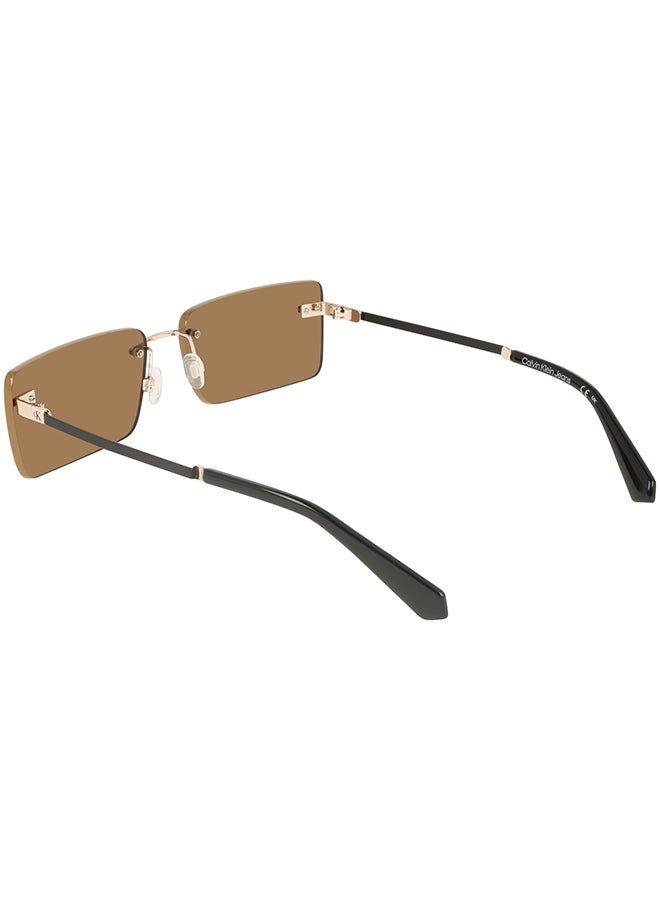 Calvin Klein Jeans 3 PC SCREW MOUNT METAL CALVIN KLEIN JEANS SUN CKJ25206S 6116 (719) GOLD/BROWN - Image 2
