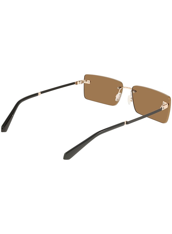 Calvin Klein Jeans 3 PC SCREW MOUNT METAL CALVIN KLEIN JEANS SUN CKJ25206S 6116 (719) GOLD/BROWN - Image 4