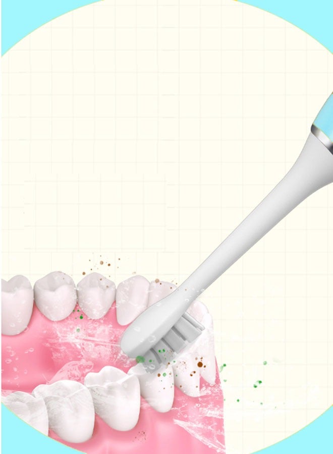 إن كي أكس فرشاة أسنان كهربائية للأطفال فائقة النعومة ومقاومة للماء لتنظيف الأسنان تعمل بالبطارية (4 رؤوس) - Image 3