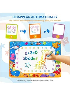 Arabest Educational Water Doodle Mat Toy for Kids - Painting, Writing, Color Drawing, Bring Magic Pens, Girls Boys Age 2-7, Toddler Gift  - Image 4