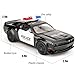 BDTCTK Dodge Challenger Hellcat Police Car Model Toy Alloy PullBack Vehicle with Sound Light Effects for Kids Boys Girls Ages 3 - Image 4