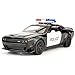 BDTCTK Dodge Challenger Hellcat Police Car Model Toy Alloy PullBack Vehicle with Sound Light Effects for Kids Boys Girls Ages 3 - Image 2