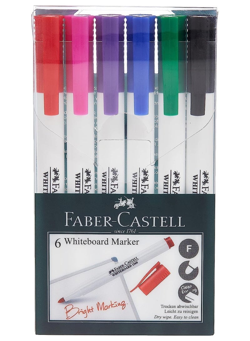 FABER-CASTELL Faber-Castell Whiteboard Marker Slim Wallet Of 6Pc  - Image 2