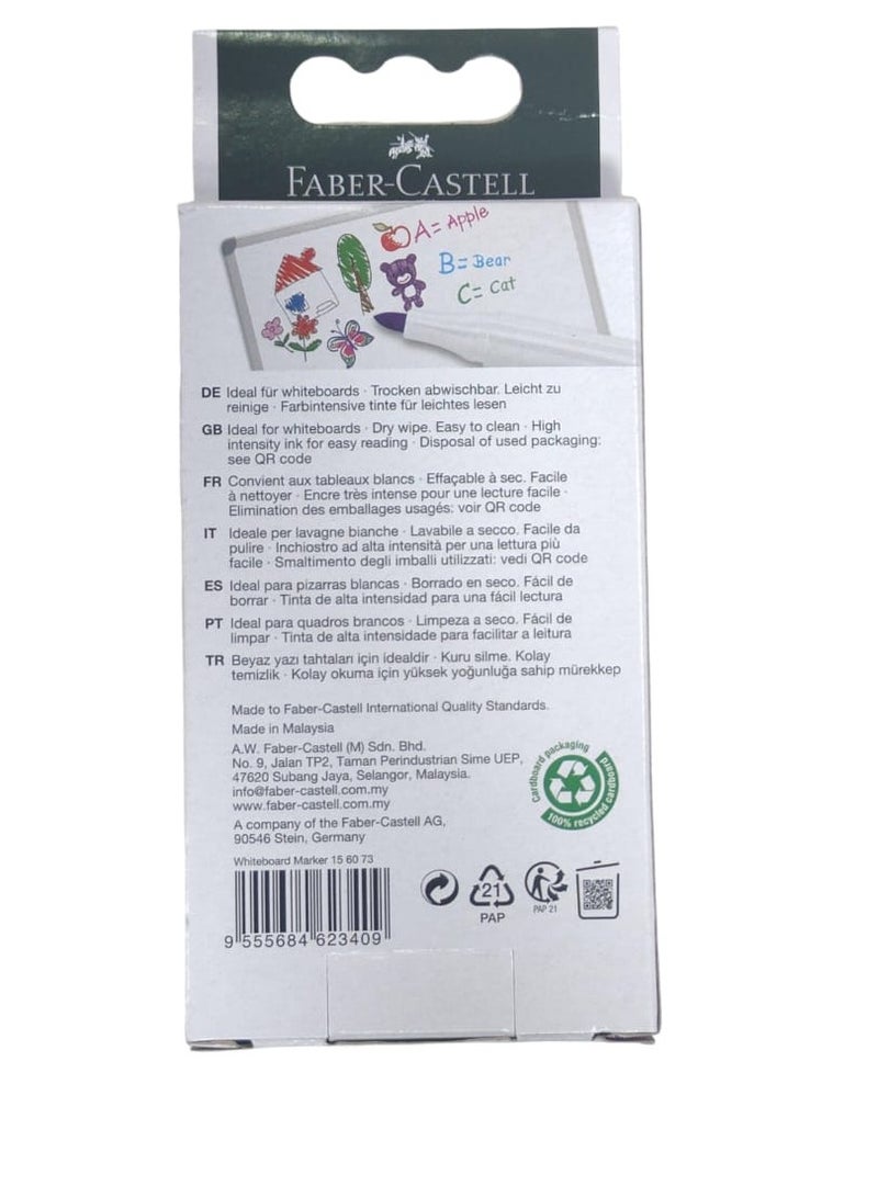FABER-CASTELL Faber-Castell Whiteboard Marker Slim Wallet Of 6Pc  - Image 3