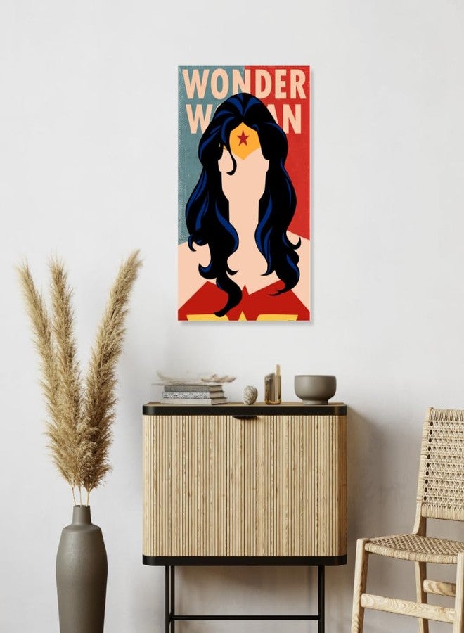 GRAY WALL Good Hope Hollywood Movie Poster Wonder Woman Comic Poster - 12x18 Inch Wall Art for Superhero Fans | Vintage DC Comics Style Decor for Home, Office, or Bedroom - Image 5