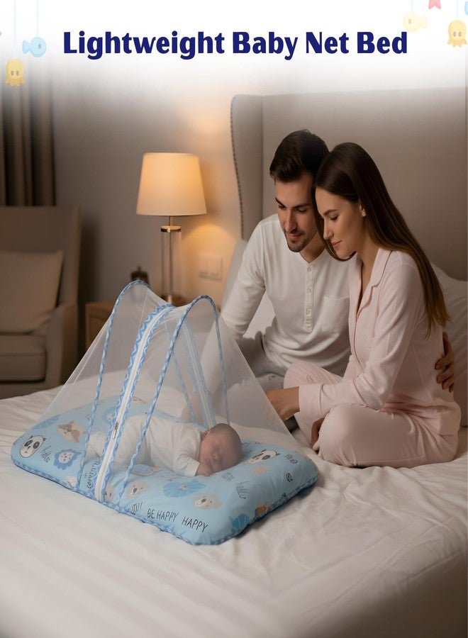 Toddylon 33 in 1 New Born Baby Essentials Kit Combo Set | Newborn Baby Set 0–6 Months | Hospital Kit for Newborns Baby | Infants Clothes & Bedding Combo Pack for Baby Boy & Girl (Blue) - Image 2