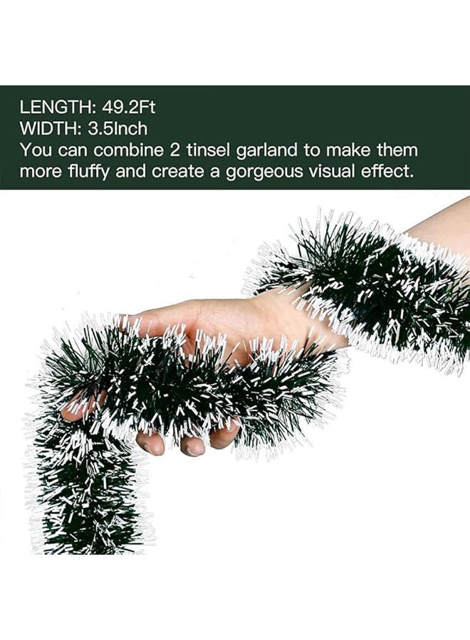 Chunky Christmas Tinsel Garland For Christmas Tree - Image 3