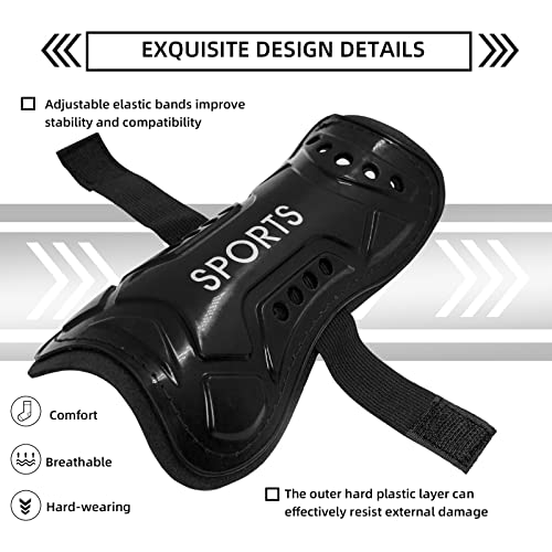 AITUSI Soccer Shin Guards for Kids Youth, Shin Pads and Long Soccer Socks for 3-15 Years Old Boys Girls Toddler Children Teenagers, Soccer Equipment for Football Games - Image 4