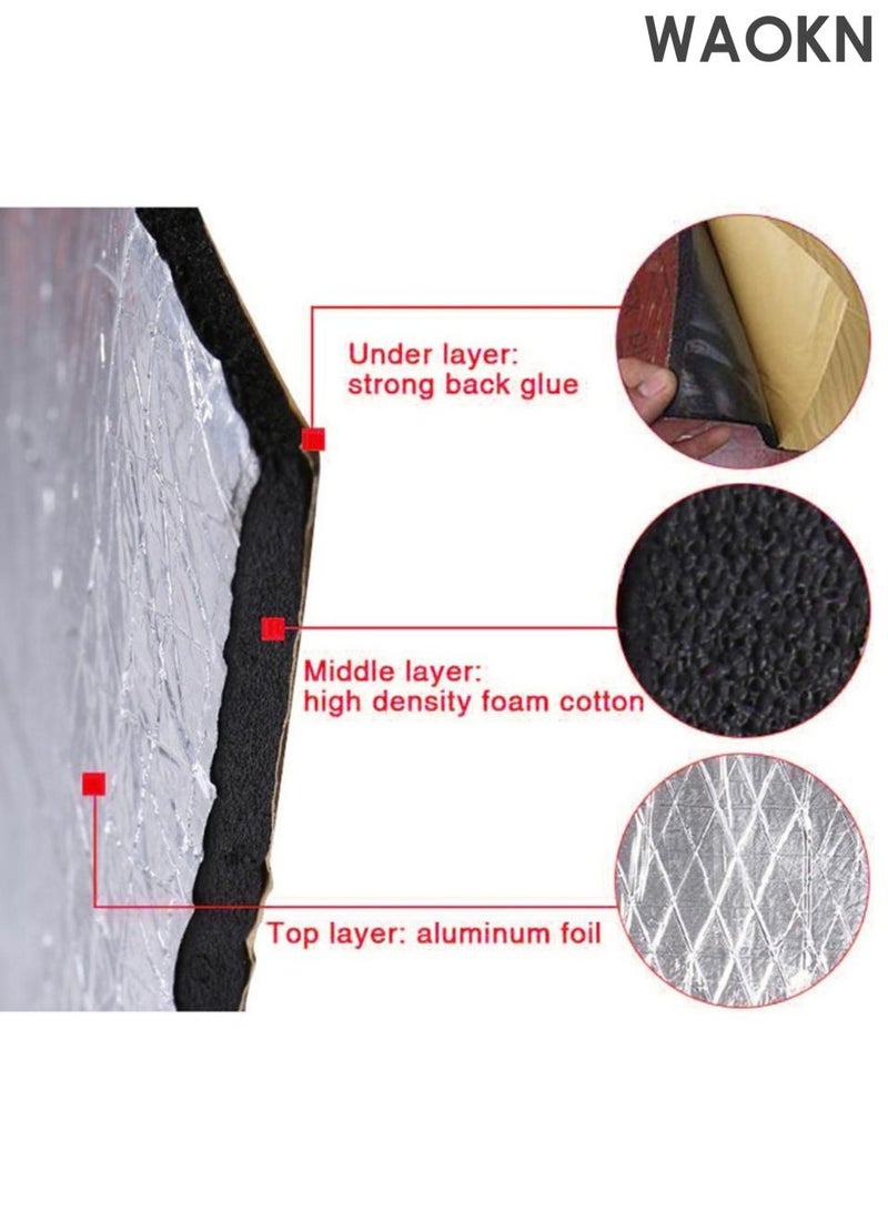 دبليو أيه أو كي أن لوحة عزل المطاط للسيارات ، وسادة عزل السيارات ، غطاء عازل للصوت ، وسادة عازلة للصوت ، عزل عازل للصوت للسيارات ، وسادة عازلة للصوت للشاحنات ، فيلم عزل ، كاتم تلقائي. - Image 4