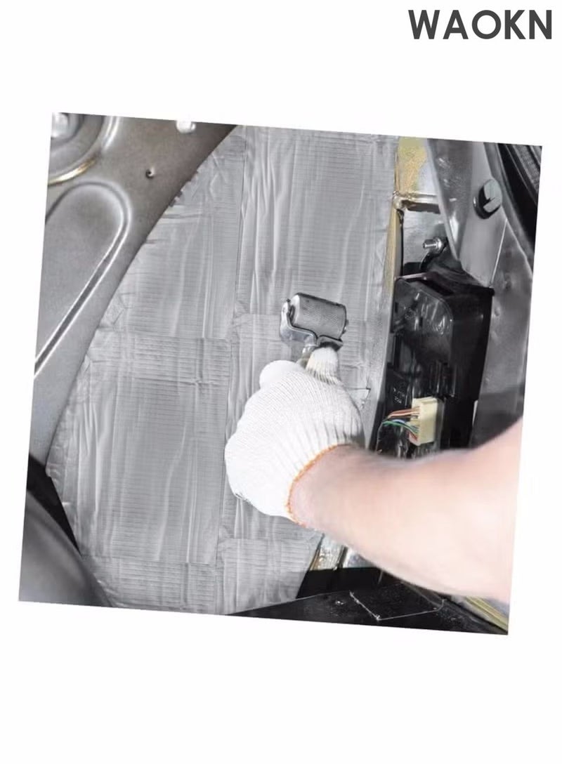 دبليو أيه أو كي أن لوحة عزل المطاط للسيارات ، وسادة عزل السيارات ، غطاء عازل للصوت ، وسادة عازلة للصوت ، عزل عازل للصوت للسيارات ، وسادة عازلة للصوت للشاحنات ، فيلم عزل ، كاتم تلقائي. - Image 2