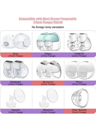 10-Piece Breast Pump Inserts 13/15/17/19/21mm And Ruler, Compatible with Momcozy S12 Pro/S9 Pro/S12/S9 - view 5