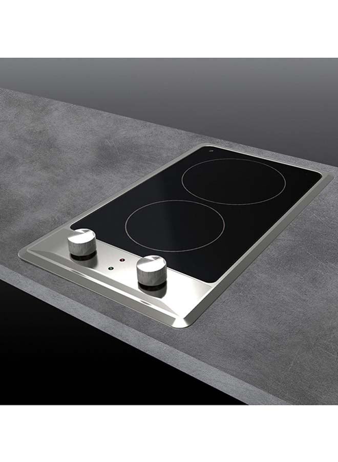 GLEMGAS Electric Ceramic BuiltIn Hob 29CM Black Steel - Image 2
