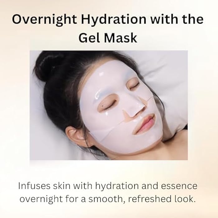 MILKTOUCH Real Collagen Overnight Mask with PDRN (4 pcs), Korean Hydrogel sheet mask with PDRN, Real Collagen 2,160,000PPB for Elasticity, Hydrating, Firming, Anti‑Aging, Glass‑Skin - Image 4