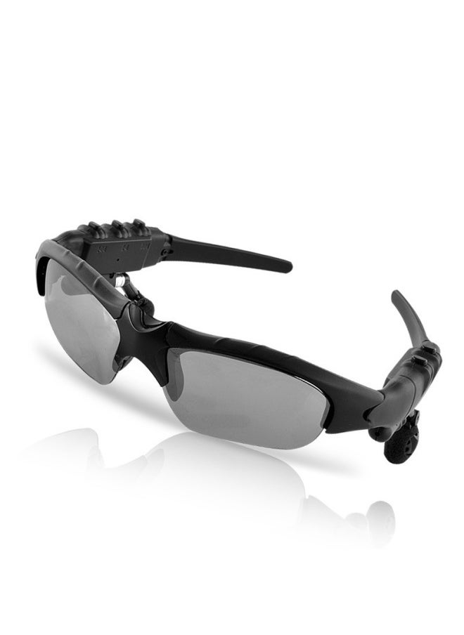 Generic Polarized Sun Bluetooth Glasses Sunglasses Glasses Headphones Listening To Music Multi-function Headphones-color:Black (packed In Plastic Bag Color Box)  - Image 4