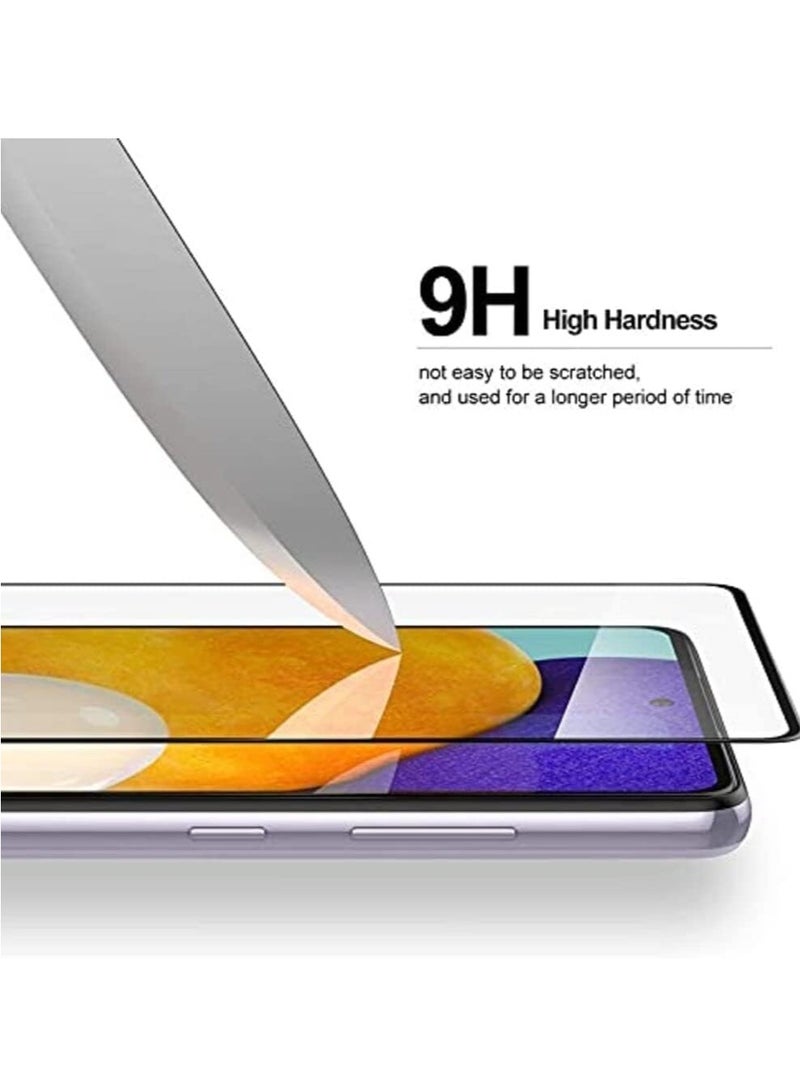 TIGER 2-Pack 5D Clear Tempered Glass Screen Guard for Samsung Galaxy – Full-Screen Protection, Ultra HD Clarity, 9H Hardness, Anti-Fingerprint, Scratch-Resistant, Bubble-Free, Case Compatible, Easy Installation, Touch Sensitive, HD Tempered Film (SAMSUNG A22 5G) - Image 2