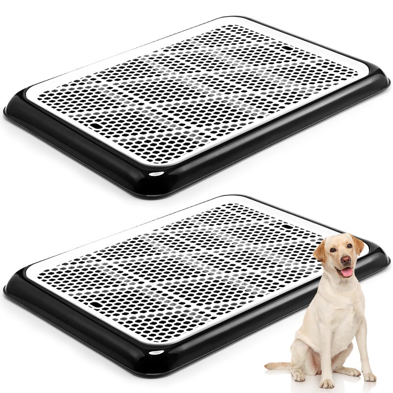 Mifoci Dog Pee Pad Holder Potty Tray Portable Dog Litter Box Toilet Training for Small Medium Large Pet Puppy Indoor Outdoor256 x 189 Inch