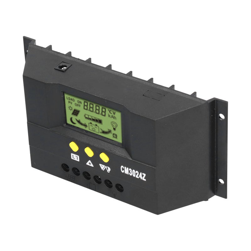 CM3024Z PWM Solar Charge Controller LCD Display Solar Panel Intelligent Regulator 12V 24V30A - Image 4