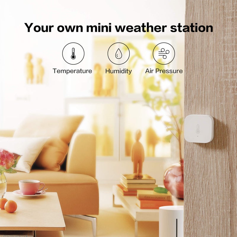 Aqara Zigbee Temperature and Humidity Sensor, Wireless Thermometer Hygrometer for Home Automation, Remote Monitoring, Requires Aqara Hub (not 3rd-Party), Compatible with Apple HomeKit, Alexa, IFTTT - Image 4