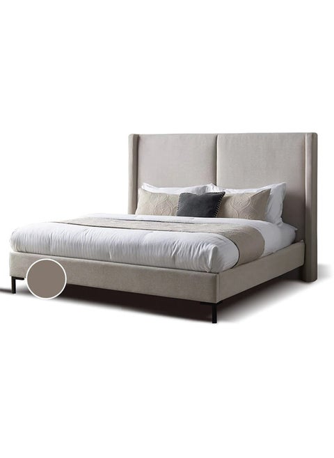James Custom-Made Wooden Bed – Choose Your Color & Size – Saudi Craftsmanship & Durable Build - 160×200×145