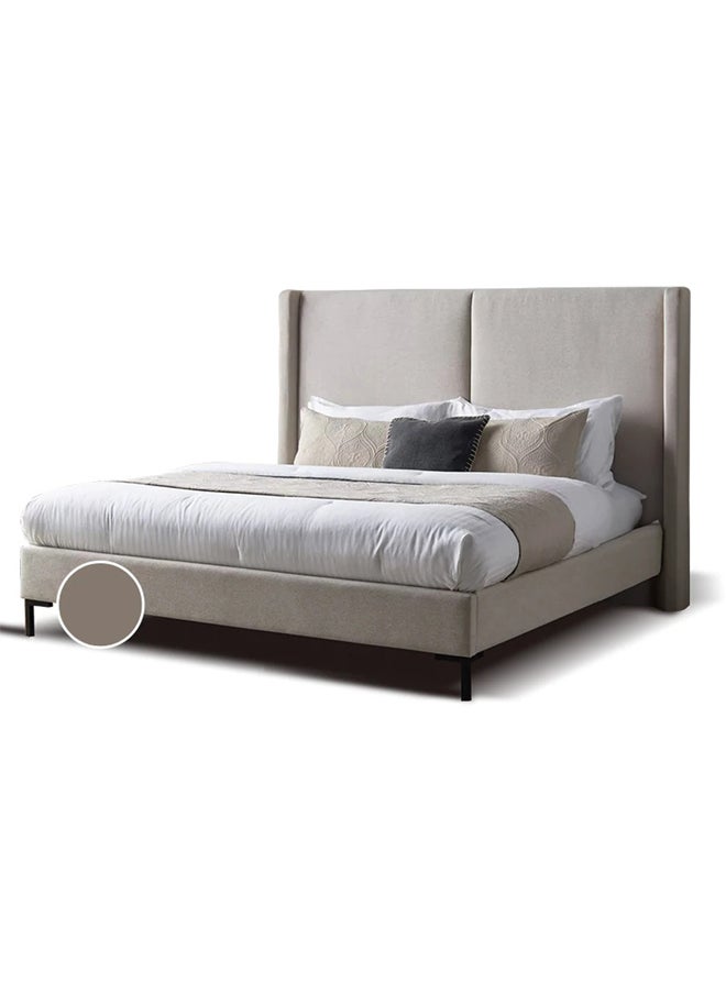 BACK COMFORT - James Custom-Made Wooden Bed – Choose Your Color & Size – Saudi Craftsmanship & Durable Build - 160×200×145 - Image 1