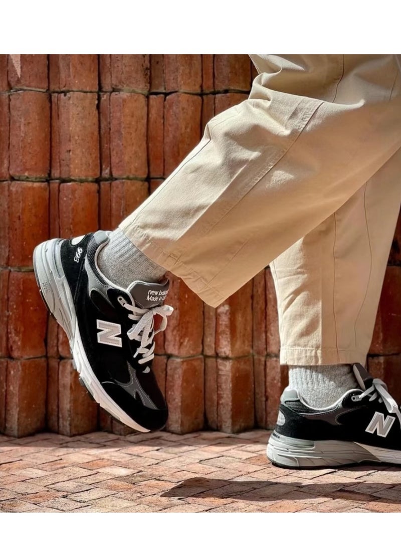 New Balance 993 Casual Athlesiure/Colorblock Sneakers Shoes Gray/Black For Men/Women/Students  - Image 4