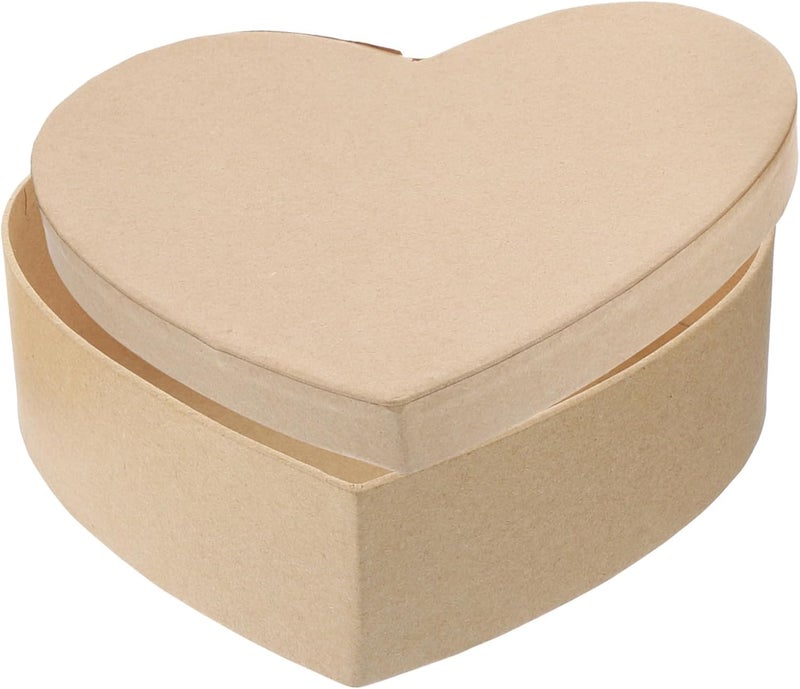 BESTOYARD Box Love Kraft Paper Box Lipstick Case Heart Shaped Cardboard Cosmetics Case Paper Mache Anniversary Presents Heart-shaped Flowers Bride, 14W29M09DUQDSV7F - Image 1
