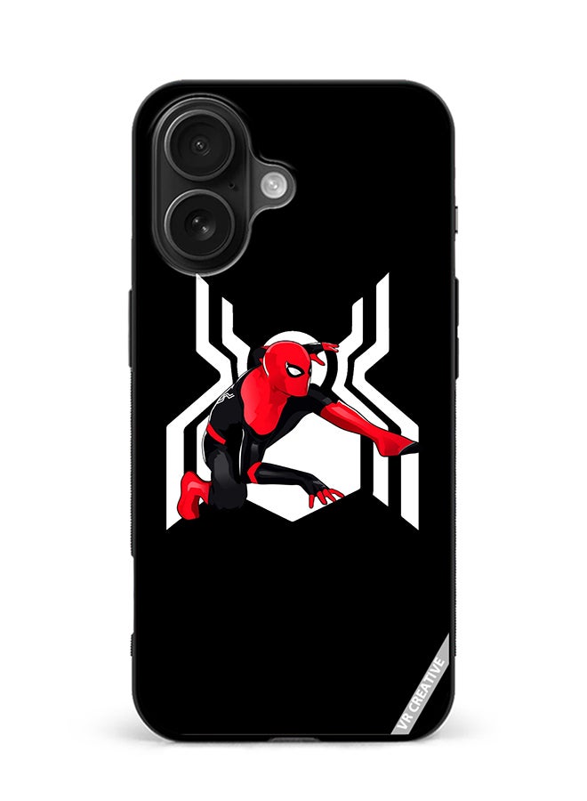 VR CREATIVE Protective Case Cover For Apple iPhone 16 Plus Spiderman Design Multicolour