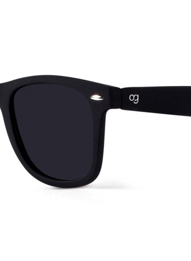 Woggles Black polarized wayfarer sunglasses  - Image 2