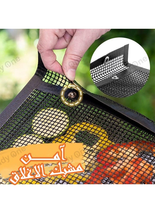 Grill bag.. Non-stick grill bag, consisting of two pieces