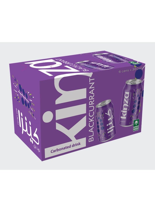 Soft Drink Blackcurrant 6×360Ml