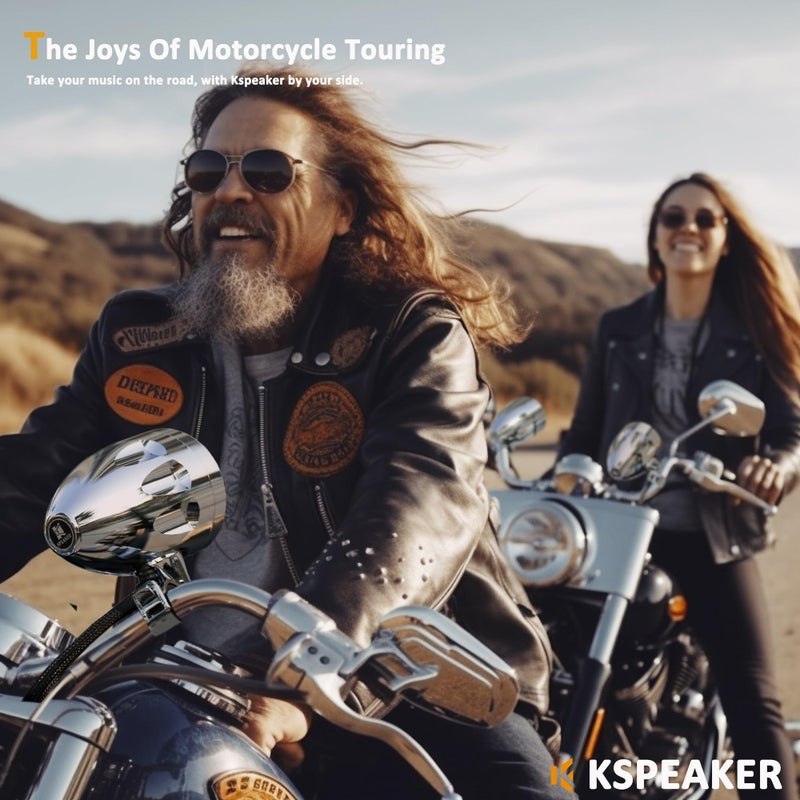 KSPEAKER Motorcycle Speakers Motorcycle Bluetooth Speakers Motorcycle Speakers Bluetooth Waterproof Motorcycle Radio ATV Utv Sound System RZR Speakers Golf cart Stereo System Jet ski Speakers Sound bar - Image 3