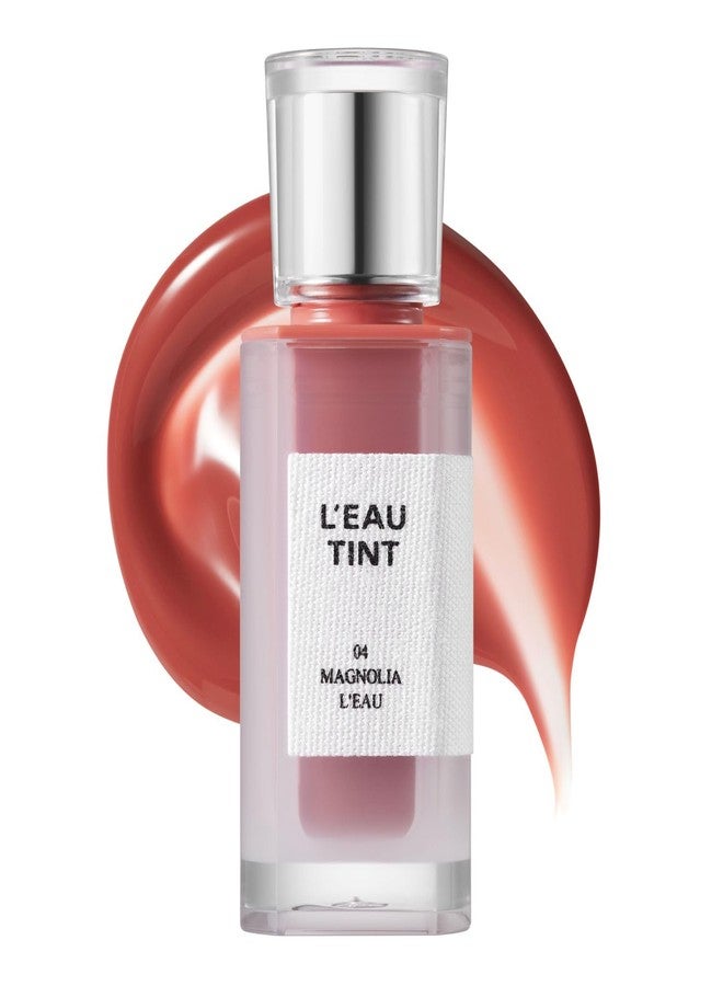 BBI@ BBIA BBIA L’EAU Tint - Glossy & Glow Lip Stain, Watery Lip Tint, Non-Sticky, High Shine Finish, Long-lasting, Moisturizing, Lightweight, Natural, Daily Use, Vegan, Korean Lip Makeup (04 MAGNOLIA L'EAU) - Image 1