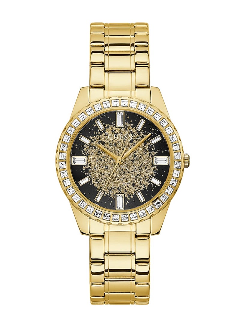 GUESS Womens Gold Tone Case Gold Tone Stainless Steel Watch GW0405L2 - Image 1