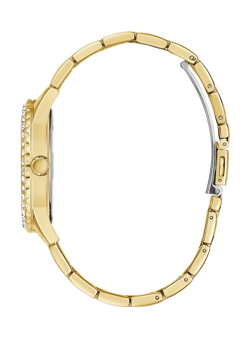 GUESS Womens Gold Tone Case Gold Tone Stainless Steel Watch GW0405L2 - Image 2