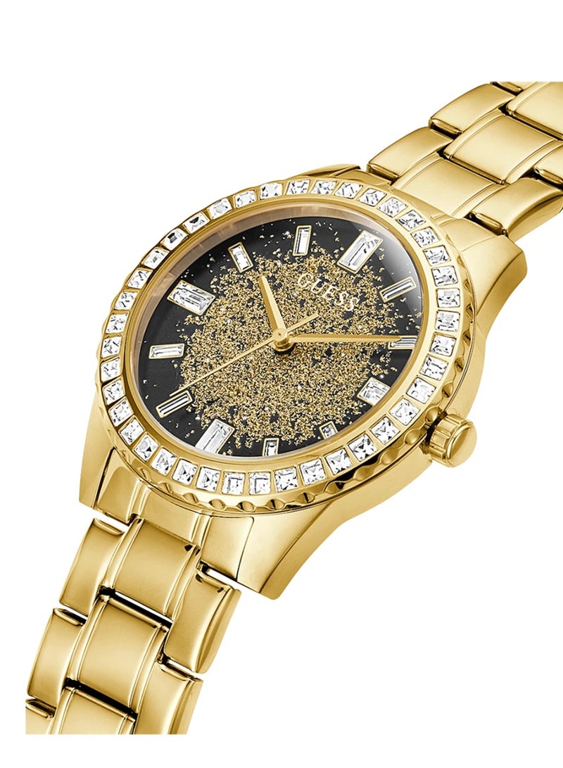 GUESS Womens Gold Tone Case Gold Tone Stainless Steel Watch GW0405L2 - Image 4