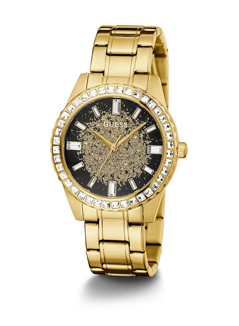 GUESS Womens Gold Tone Case Gold Tone Stainless Steel Watch GW0405L2 - Image 5