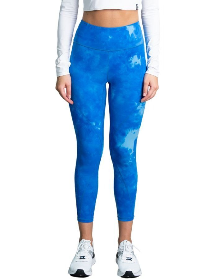 Mei Stylish Tie Dye High Waist Gym Fitness Yoga Legging Pants - Image 1