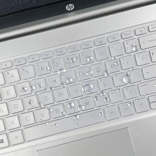 Ojos Keyboard Cover for 15.6 17.3 HP Laptop 15-er/eg/eh 15-fc/fd 17-cn/cp Series 17-cn0001tg 17-cn2083dx 17-cn2123nr 17-cp2033dx cn4033cl cn2083dx 15t-eg300 15-fc0093dx 15-fd0083wm -Clear - Image 5
