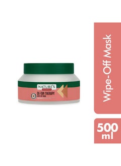 Nature's Essence De-Tan Therapy Wipe-Off Mask, White, 500Ml  - Image 2