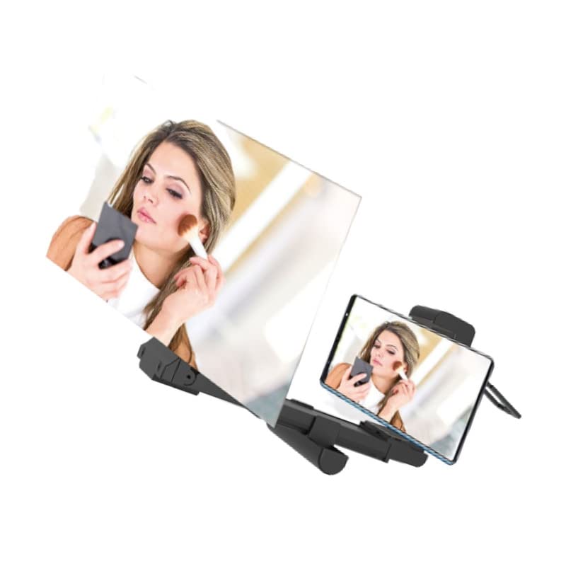 Tech King 15 Years Warranty Foldable HD Mobile Screen Magnifier – 3D Phone Screen Enlarger with Stand, Eye Protection & Anti-Radiation, Universal Fit for All Smartphones - Image 1