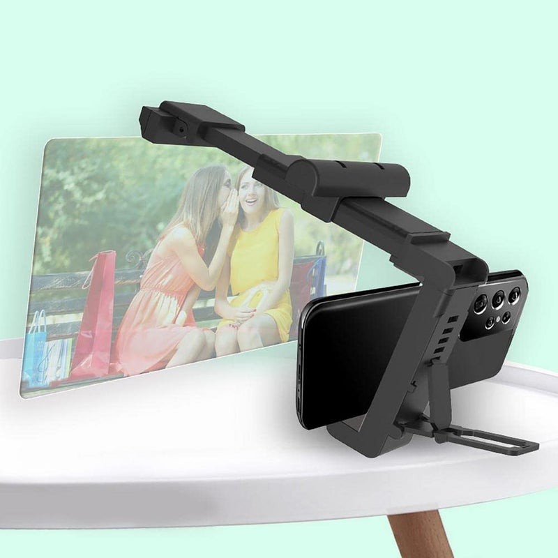 Tech King 15 Years Warranty Foldable HD Mobile Screen Magnifier – 3D Phone Screen Enlarger with Stand, Eye Protection & Anti-Radiation, Universal Fit for All Smartphones - Image 4