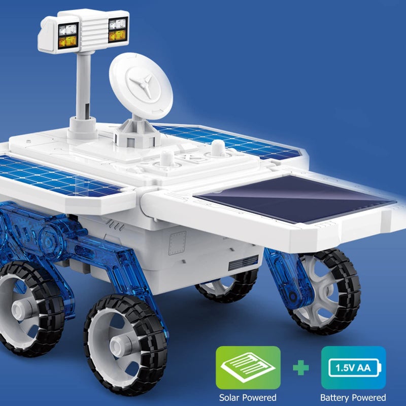DIY Solar Space Car 4WD Building Kit Educational Toy - Image 4